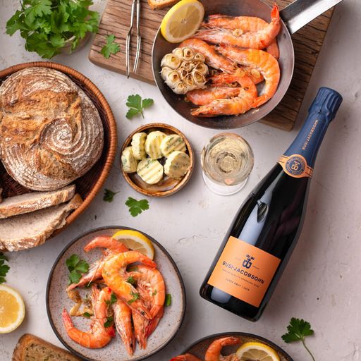 Cuvee' Brut Sparkling Wine Food Pairing | Busi Jacobsohn