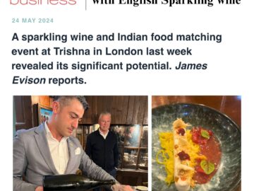 Food pairing at Trishna London – Indian Michelin Star Restaurant - Busi Jacobsohn